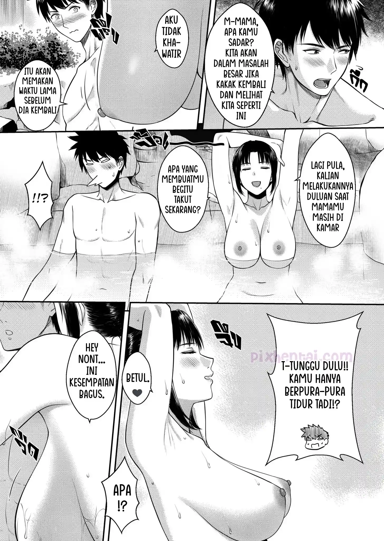 Komik hentai xxx manga sex bokep My Oyakodon Godaan Mama Semok dan Kakak Cantik 23